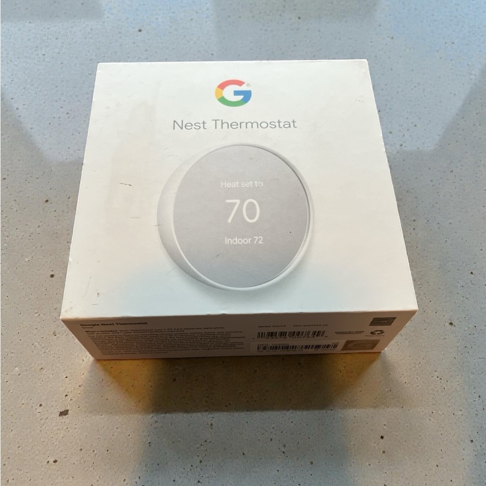 Google Nest Thermostat - White